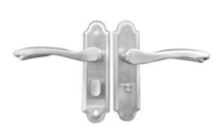 Fechaduras de porta de segurança interiores conjunto de punho para enrolar parafusos de aço inoxidável polido montado
