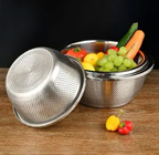 Taça de sopa de metal de parede dupla de aço inoxidável 304 de qualidade alimentar Taça Kimchi