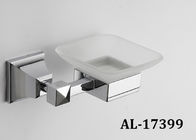 Dos acessórios bonitos do banheiro da prateleira de Doubleglass padrão elevado de aço inoxidável