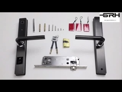 Dente azul WiFi Digital eletrônica da fechadura da porta do punho da impressão digital do Smart Home inteligente