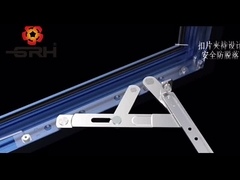 DOBRADIÇAS DA JANELA DE ALUMÍNIO