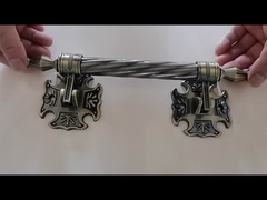 Conjunto de flores decorativas de porta de caixão europeu simples e atmosférico