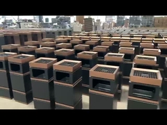 Caixote de lixo de reciclagem de 27L para o exterior