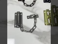 Fechaduras de porta de laço de latão fechado porta de segurança europeia noite durável suave