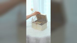 Caixa de joias de fornecimento direto transfronteiriço, grande, leve, luxuosa, sofisticada, multicamadas, grande capacidade