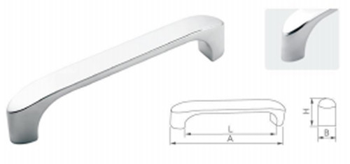 Armário de aço inoxidável 160mm do punho da agitação da porta 201 que lustram