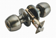 Fechamento de cilindro esférico de aço inoxidável escovado da porta do botão do metal para portas do agregado familiar