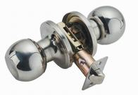 Fechamento de cilindro esférico de aço inoxidável escovado da porta do botão do metal para portas do agregado familiar