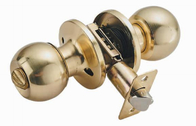 Fechamento de cilindro esférico de aço inoxidável escovado do botão de porta do metal para portas do agregado familiar