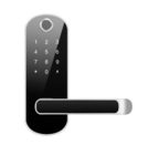 O puxador da porta esperto impermeável do hotel da porta do Euro trava o fechamento biométrico da impressão digital de Digitas da porta inteligente da porta