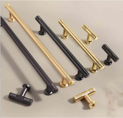 Armários Caixa Puxa Mão Quadrada 8x8mm Mão de liga de zinco exclusivo Luxo moderno Armário de cozinha Mãos e botões