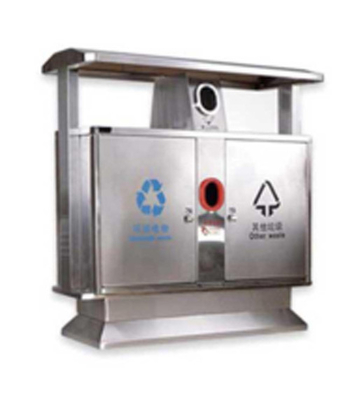 20-200L Lixeira de lixo de reciclagem sanitária lixeira de aço inoxidável lixeira exterior lixeira interior