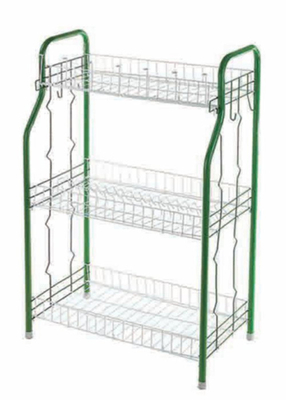 4 Nível tipo de cozinha de pé Prato de jantar Prato de secagem Prato de secagem Prato de rack Prato de rack com U Net forma Cesto não dobrável