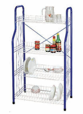 4 Nível tipo de cozinha de pé Prato de jantar Prato de secagem Prato de secagem Prato de rack Prato de rack com U Net forma Cesto não dobrável