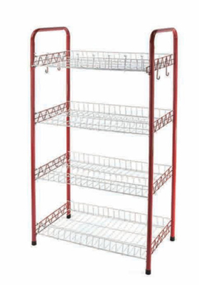 4 Nível tipo de cozinha de pé Prato de jantar Prato de secagem Prato de secagem Prato de rack Prato de rack com U Net forma Cesto não dobrável