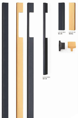 Mão de gabinete de alumínio Matt Ccm Blm Z-negro Abg Ab Matt Rose Gold