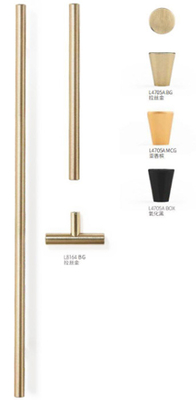 Algodão de alumínio sólido embutida montada armário de móveis porta guarda-roupa para decoração de casa L 150mm x W34.5mm x D 18.4m