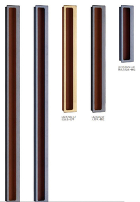 Algodão de alumínio sólido embutida montada armário de móveis porta guarda-roupa para decoração de casa L 150mm x W34.5mm x D 18.4m
