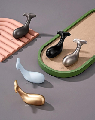 Modern Gold Black Cloth Coat Wall Hooks Hangers Heavy Duty Zinc Alloy Metal Parede montada com duas pontas