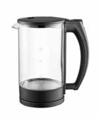1.8L Caldeira Elétrica Quente de Vidro Com Luz Azul Fervendo Automaticamente Função de Desligamento