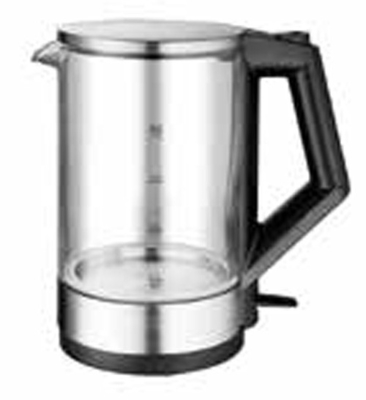 1.8L Caldeira Elétrica Quente de Vidro Com Luz Azul Fervendo Automaticamente Função de Desligamento