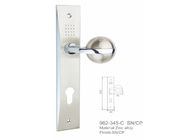 Puxador da porta liga de zinco de pouco peso, corpo longo do fechamento do tempo dos botões de porta da entrada