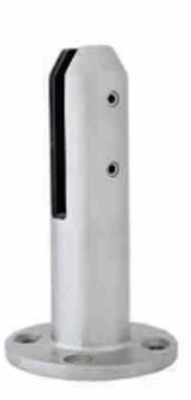 Aço inoxidável ajustável Duplex Base Quadrada Placa de vidro Spigot Para piscina Barrancos Balaustradas
