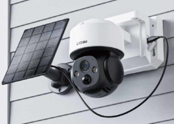 Fornecimento de fábrica Energia solar sem fio 1080P Spotlight Visão noturna Áudio bidirecional Segurança exterior Câmera de vigilância 4G Wifi
