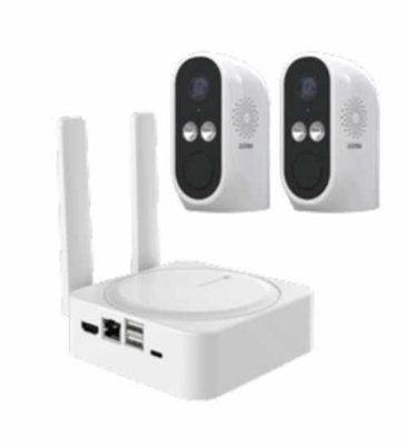 Equipamento de segurança Câmera WIFI HD de dupla lente 4MP