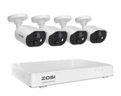 4ch 8ch Wifi Camera System 3mp Kits Câmera IP sem fio Segurança