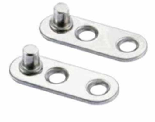Ferramenta de aço inoxidável sem quadro emoldurado oculto espelho pivô de vidro dobradiça da porta do chuveiro para óculos de chuveiro