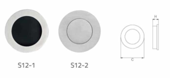 Mão em forma de U sólida 304 aço inoxidável para equipamentos de instrumentos industriais gabinete gaveta desenho de fio cartão de prata