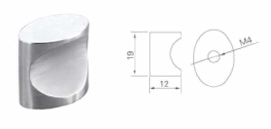 Aço inoxidável 304 botão de bola para armário de móveis porta de gaveta 25mm 30mm rosa separada cozinha quarto camisola hotel sala de estar