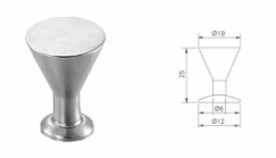 Aço inoxidável 304 botão de bola para armário de móveis porta de gaveta 25mm 30mm rosa separada cozinha quarto camisola hotel sala de estar