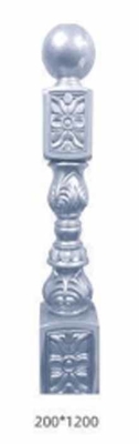 Escalão de alumínio de design moderno Baluster de escada de alumínio ornamental