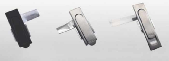 Fechadura de porta do armário elétrico de ligação Fechadura de controle de vara revestida com pó preto