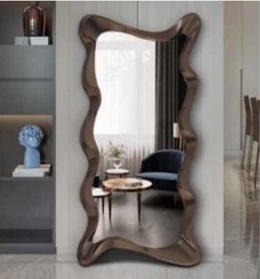 New Arrival Living Room Bedroom Decorations Full Body Aesthetic Irregular Mirror Rabbit Plush Full Body Mirror