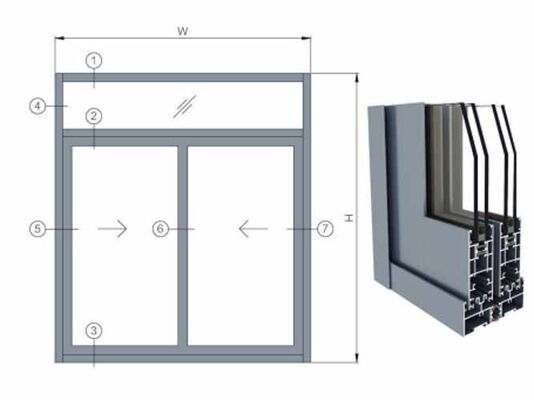 Manufacturer 6000 Series Aluminum Alloy Profiles for Windows Doors Bending Cutting Welding Services Temper T3-T8 1% Tolerance