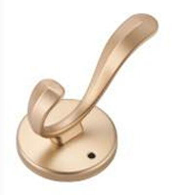 GRH Zinc Alloy Bathroom Bedroom Living Room Hanging Hook Double Modern Hanger Wall Clothes Hook