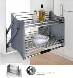 O elevador puxa para baixo acessórios modernos da cozinha da cesta com macio - parada