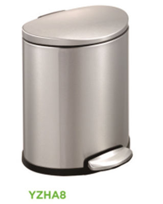 Tipo de aço inoxidável sustentável da indução do balde do lixo que recicla o escaninho do pedal