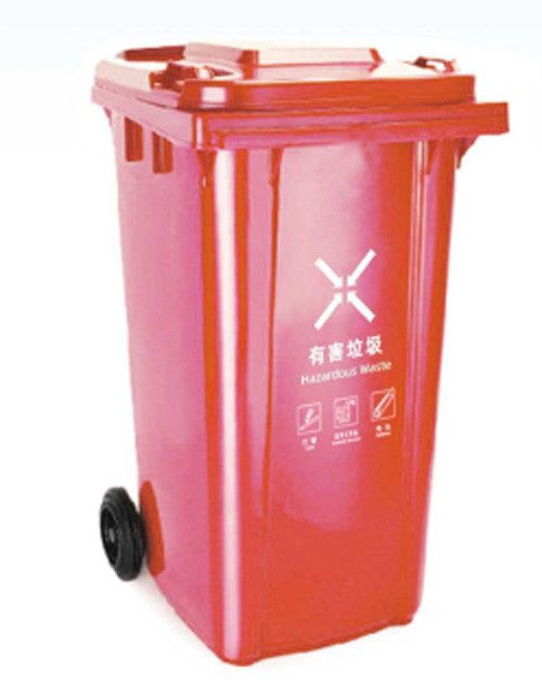 Fabricante 120l 240l 360l 660l 1100l recipientes de lixo de plástico grandes e de rodas para venda