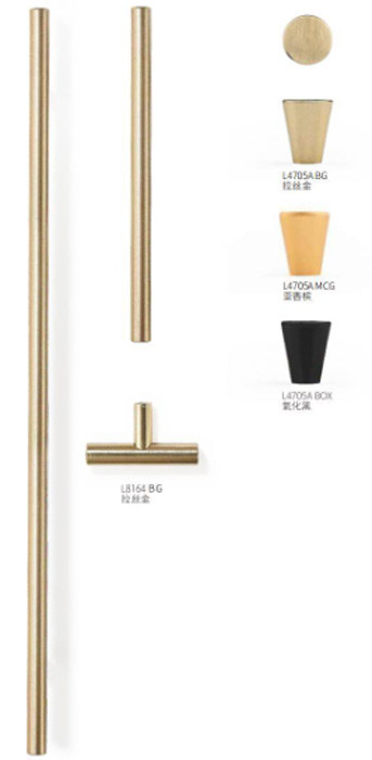 Algodão de alumínio sólido embutida montada armário de móveis porta guarda-roupa para decoração de casa L 150mm x W34.5mm x D 18.4m