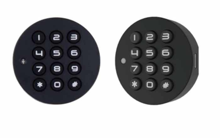 Baby Safety Parcel Keyless Electric Locker Lock For Gym Vending Drawer Digital Fingerprint Electronic Cabinet Lock With Keys