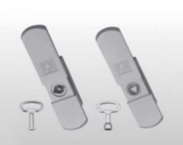 Fechadura de porta de caixa elétrica fechadura de aço inoxidável fechadura de ligação de céu e terra fechadura de ligação superior e inferior