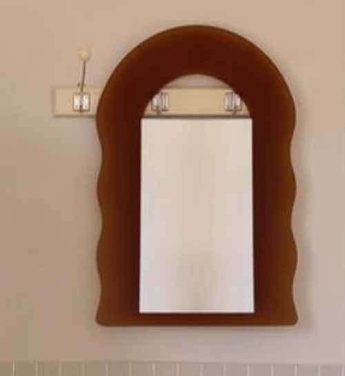 New Arrival Living Room Bedroom Decorations Full Body Aesthetic Irregular Mirror Rabbit Plush Full Body Mirror