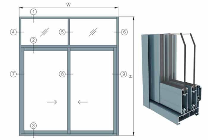 Impact Energy Saving Design Bifold Exterior Aluminum Glass Folding Patio Doors Aluminum Profiles for Doors