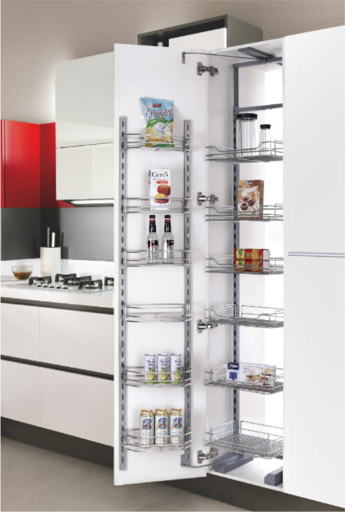 Pull Out Wire Basket Contemporary Kitchen Accessories Stainless Steel or iron Pantry Depot