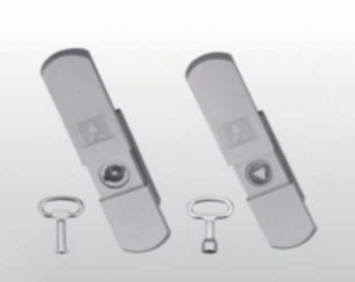 Alta Segurança Caixa Elétrica Gabinete Fechadura De Porta Aço Inoxidável Céu Terra Ligação Alta Ligação Inferior Fechaduras