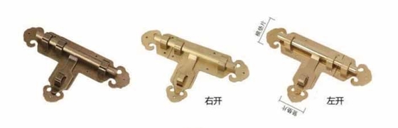 Trinco Chinês Estilo Pátio Jardim Portão Parafuso Alta Segurança Antigo Estilo Cobre Fechadura Da Porta Com Canto Redondo Fechadura Faceplate